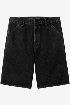 Carhartt Shorts in denim Single Knee neri