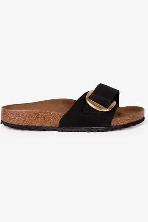 Birkenstock Madrid Big Buckle nere