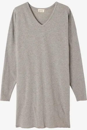 American Vintage Abito maniche lunghe con scollo a V