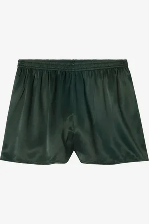 American Vintage Pantaloncini in viscosa verdi