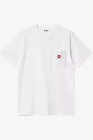Carhartt T-shirt bianca Pocket Heart