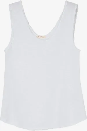 American Vintage Canottiera bianca in cotone