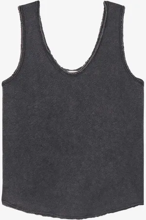 American Vintage Canottiera nera in cotone