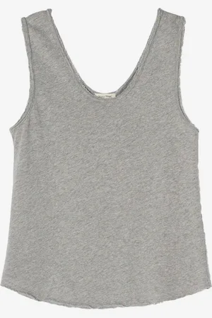 American Vintage Canottiera grigia in cotone