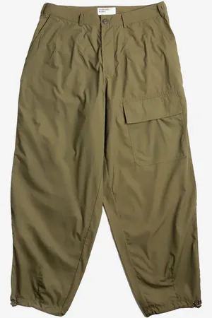Universal Works Pantaloni Pilot loose verdi