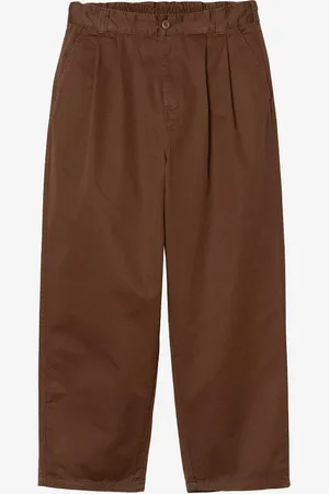 Carhartt Pantaloni marroni Marv con pinces