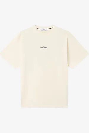 Stone Island T-shirt con stampa Compass Camo e logo