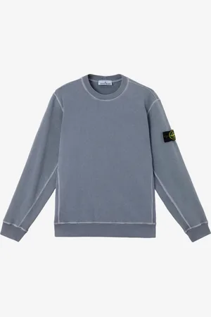 Stone Island Felpa girocollo malfilé effetto old