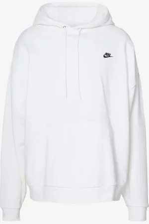 Nike Felpa con cappuccio fleece panna