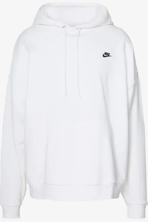 Nike Felpa panna con cappuccio Club