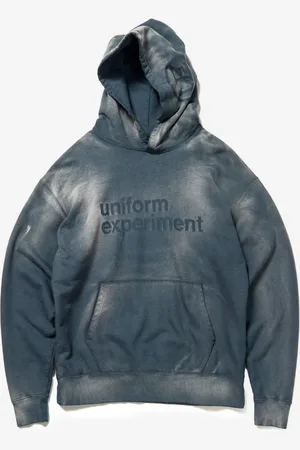 UNIFORM EXPERIMENT Hoodie nera fade