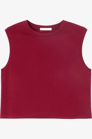 American Vintage Canottiera girocollo cropped