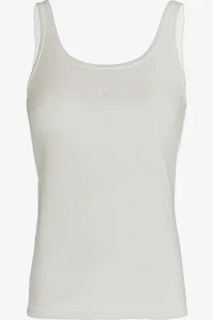 Nike Canotta bianca Sportswear knit misto modal