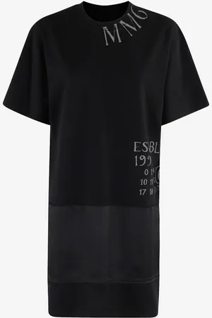 Maison Margiela Mini dress con logo Numeric