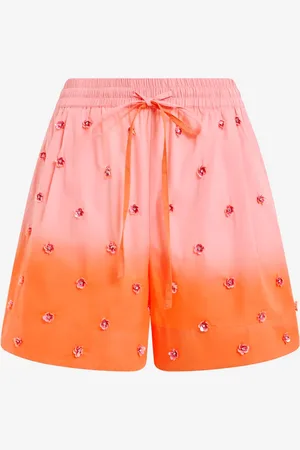 Essentiel Antwerp Shorts Hichigan ombré con pailettes e perline