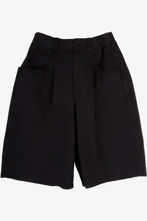GIRLS OF DUST Bermuda neri loose fit micro ripstop