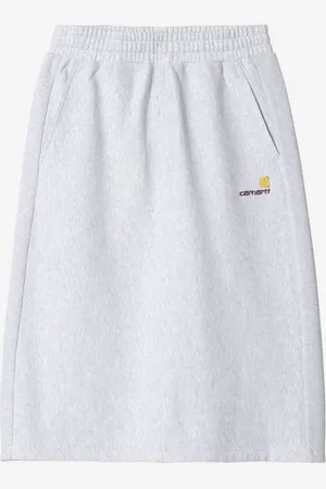 Carhartt W Gonna in felpa Scrip Sweat grigia