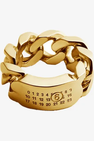 Maison Margiela Anello minimal logo Numeric 3mm