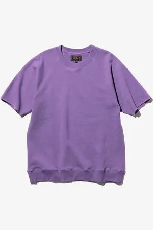 Beams T-shirt maniche corte felpata con taglio a vivo