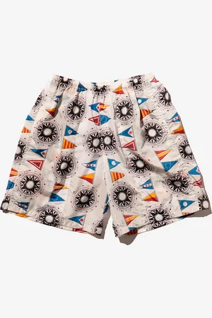 Beams Deck shorts nylon print