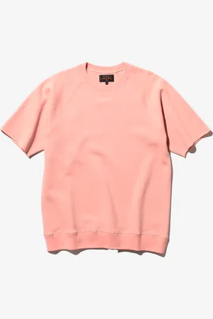 Beams T-shirt maniche corte felpata con taglio a vivo