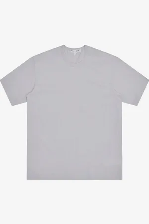 Comme des Garçons T-shirt grigia neck logo