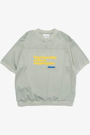 F/CE T-shirt in mesh con stampa