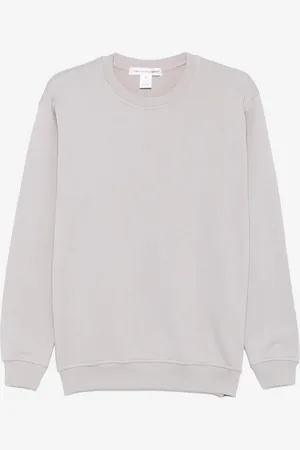 Comme des Garçons Felpa leggera in cotone grigia