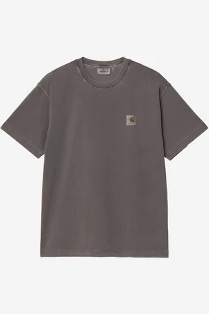 Carhartt T-shirt grigia Nelson con etichetta quadrata