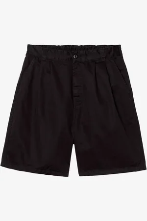 Carhartt Shorts Marv neri con pinces