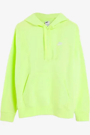 Nike Felpa con cappuccio fleece fluo
