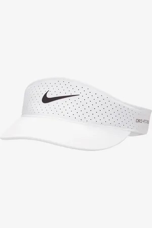 Nike Visiera da tennis bianca Dri fit