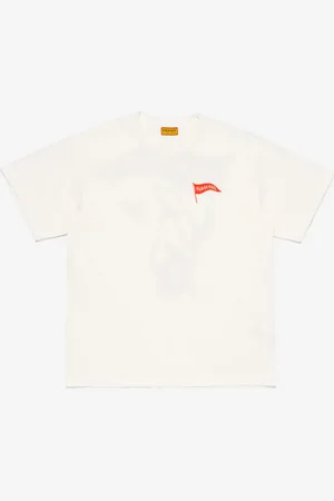 HUMAN MADE T-shirt bianca con grafica 