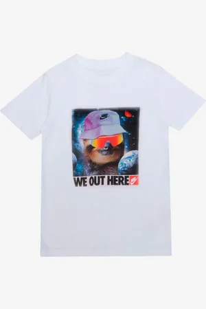 Nike T-shirt bianca con grafica 
