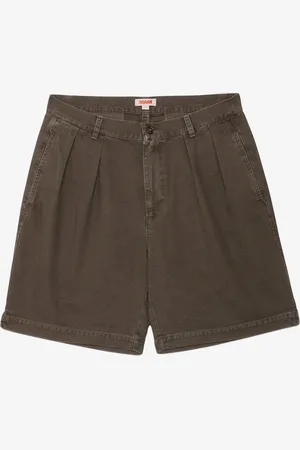 Baracuta Shorts in canvas tinti in capo marroni
