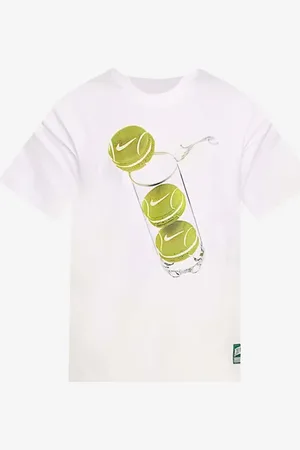 Nike T-shirt bianca Court con graficaTennis