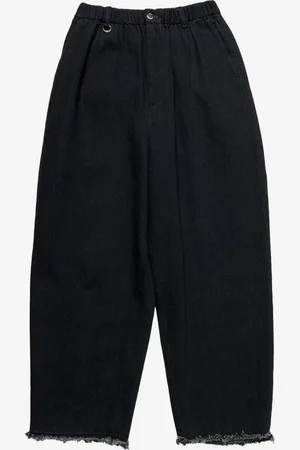 UNIFORM EXPERIMENT Jeans neri washed relaxed fit
