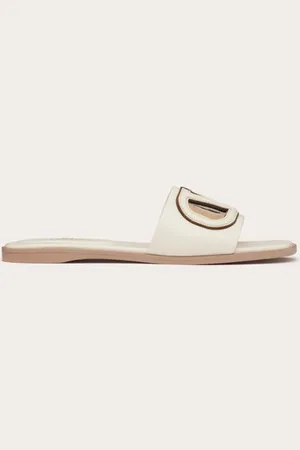 VALENTINO GARAVANI SANDALO SLIDE VLOGO CUT-OUT IN VITELLO Donna 35.5