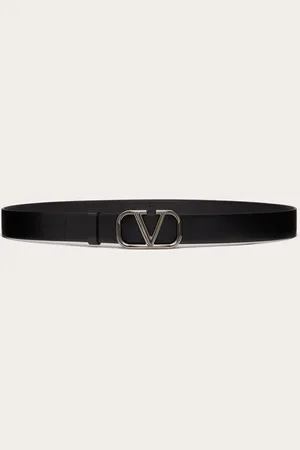 VALENTINO GARAVANI CINTURA VLOGO SIGNATURE IN VITELLO 30 MM Uomo 085