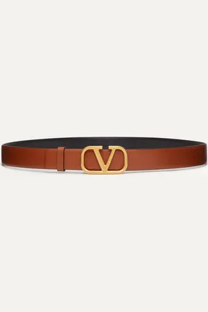 VALENTINO GARAVANI CINTURA VLOGO SIGNATURE IN VITELLO 30 MM Uomo 090