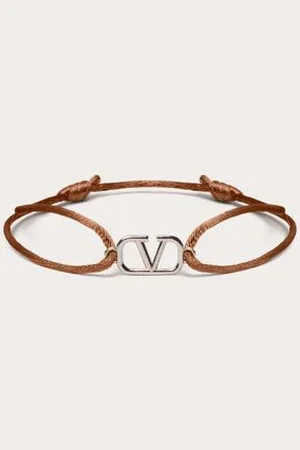 VALENTINO GARAVANI BRACCIALE VLOGO SIGNATURE IN COTONE Uomo UNI