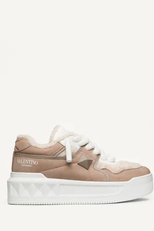 VALENTINO GARAVANI SNEAKER ONE STUD XL IN NABUK E LANA Donna 35