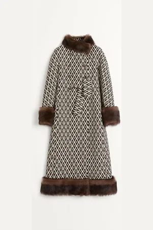VALENTINO CAPPOTTO IN JACQUARD TOUTE LA V Donna 36