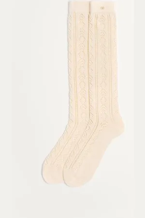 VALENTINO CALZINI IN COTONE TRAFORATI CON VLOGO Uomo L/X