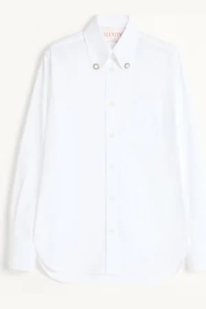 VALENTINO CAMICIA IN COTTON POPELINE Donna 36