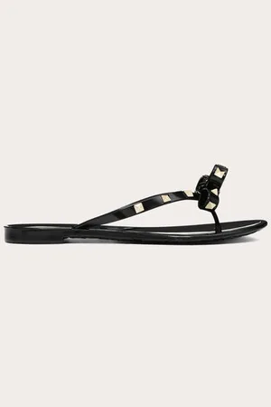 VALENTINO GARAVANI INFRADITO ROCKSTUD IN GOMMA Donna 35
