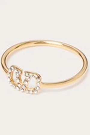 VALENTINO GARAVANI ANELLO VLOGO SIGNATURE IN METALLO E CRISTALLI SWAROVSKI?? Donna 11