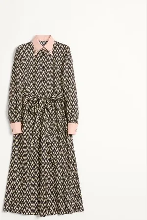 VALENTINO ABITO MIDI IN TWILL TOUTE LA V Donna 36