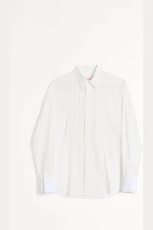 VALENTINO CAMICIA IN MUSSOLA DI COTONE CON PLASTRON E DETTAGLI IN PIZZO Uomo 37
