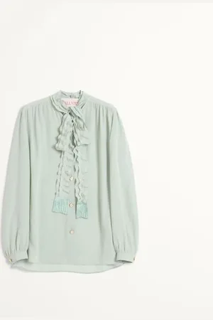 VALENTINO CAMICIA IN CREPE DE CHINE Donna 36